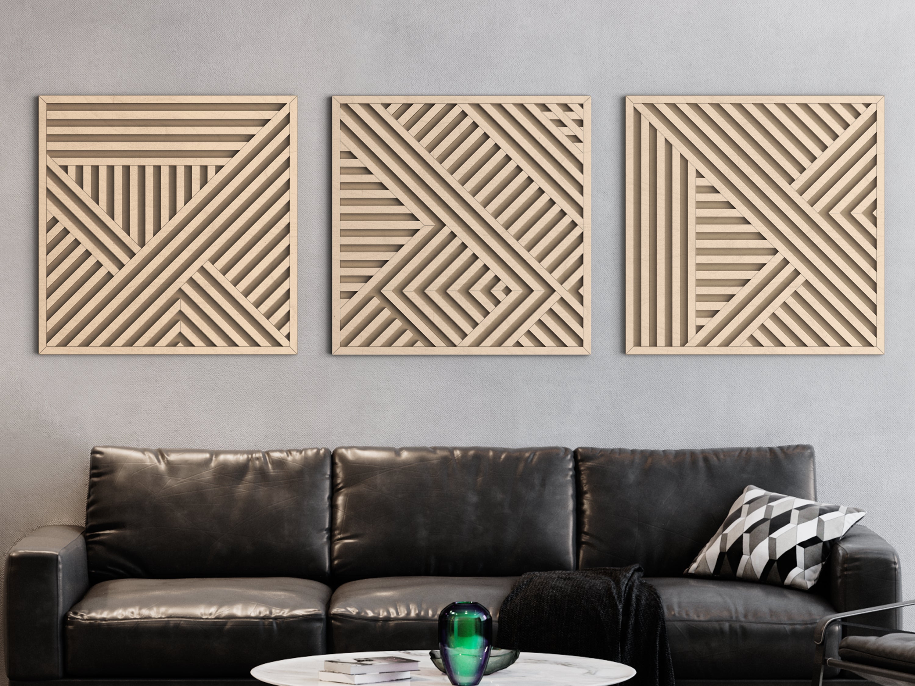 Revamp Your Space with Geometric Wood Wall Decor